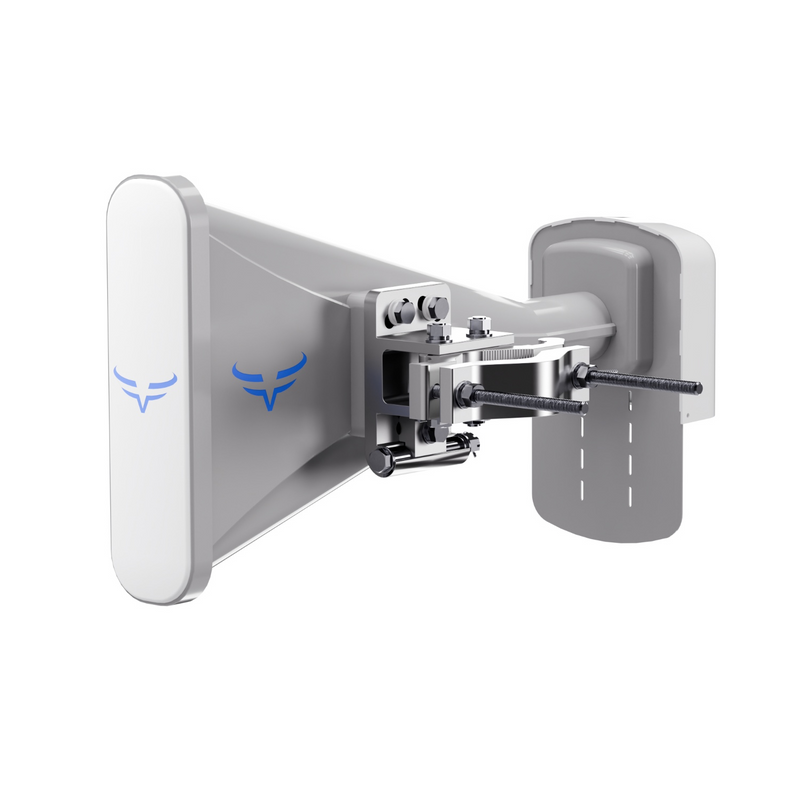 IsoHorns Wideband 6 GHz Asymmetrical 90° Horn — WB6-A90
