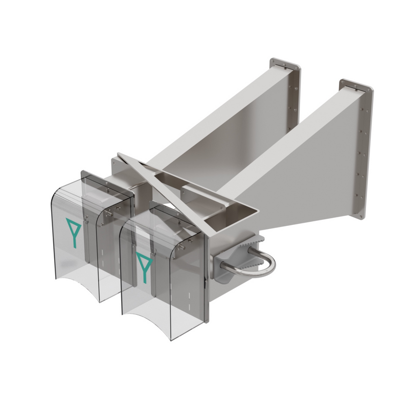 Cyber Antennas Double 60° Asymmetrical Horn 4x4 — DOUBLE-A60